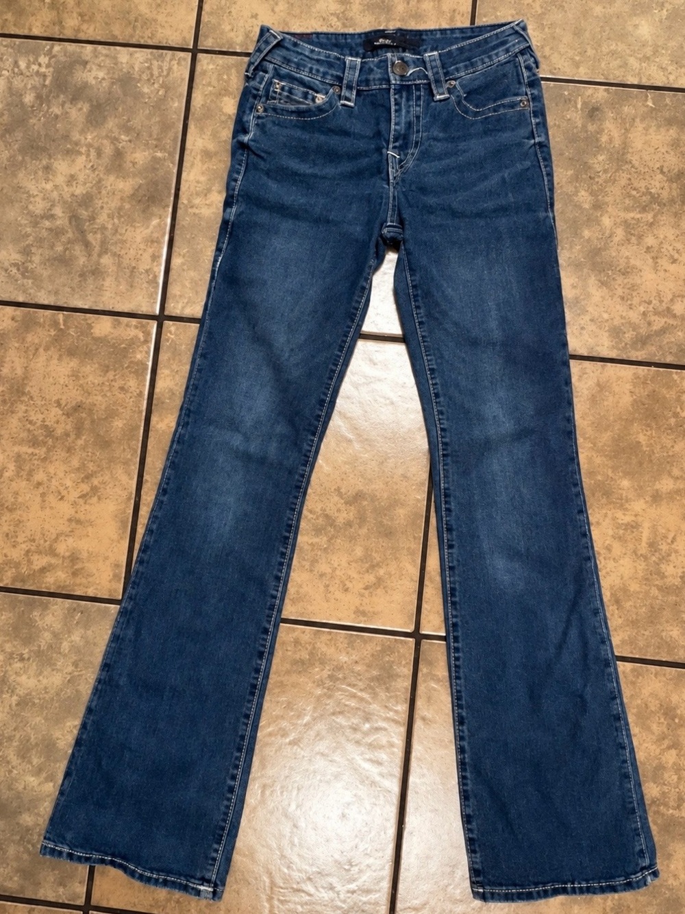 True religion  Becca Mid Rise Bootcut Jeans in Blue Size 25